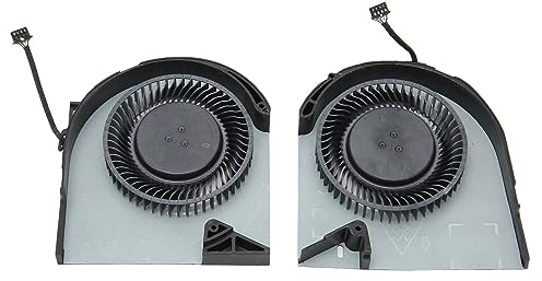 Garsent Laptop-Lüfter für Precision 7530 M7530 7540 M7540, 4-poliger CPU-GPU-Kühler, CPU-GPU-Lüfter, Robust und Langlebig (CPU- und GPU-Lüfter)