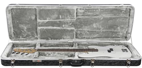 Gearlux Custodia deluxe per chitarra elettrica in ABS per Fender Stratocaster/Telecaster e chitarre di dimensioni standard
