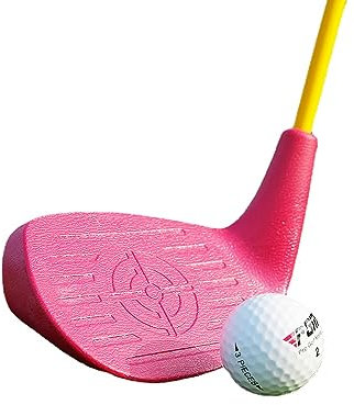 Beginner Boys Girls Golf Iron with Carbon Shaft for Kids 3-12Y, 7 Golf Club Irons for Junior Golfers (Red,Age 3-5)
