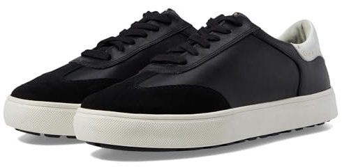 Johnston & Murphy Tenis híbridos con tachuelas Madison, Zapatillas de Clavos para Mujer, Negro, 37 EU