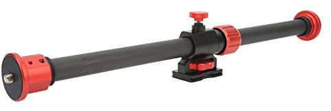 Brazo de brazo de trípode, tornillo de 1/4 con doble bloqueo, brazo de extensión de trípode horizontal, carga de 5 kg, tornillo de 3/8 para disparar