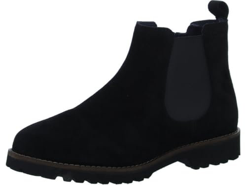 Sioux Damen Meredith Chelsea-Stiefel, Schwarz, 40.5 EU Weit