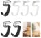6 Pcs Bag Hooks for Table,Portable Handbag Hooks for Tables,Aluminium Backpack Hook,Handbag Hook for Desk,2 Colors Bag Holder for Backpacks, School Bags, Purses, Umbrellas, Headphones, Bags