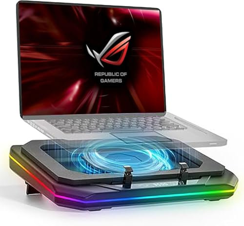 Pad di raffreddamento per Asus ROG Strix G18 18 pollici Gaming Laptop, Cooler è un meritato mostro di dissipazione del calore con potente ventola di raffreddamento turbo può raffreddamento rapido,