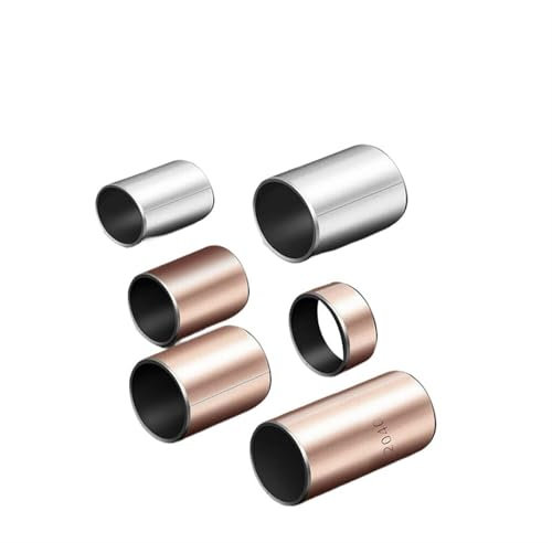 1/2PCS ID 3-15mm SF-1 Roulements autolubrifiants Roulement composite à huile Manchon de bague de roulement Placage zinc blanc/laiton(15x17x12mm (2pcs))