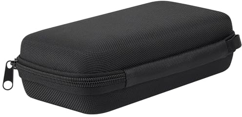 Neehows Universal Hard EVA Carrying Case for External Hard Drive -Black | Portable Shockproof Protective Electronic Organizer Zipper Enclosure for Power Bank Cell Phone USB Charging Cable Cord