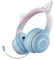 RGB Cat Ear Headphones,Wireless Cat Ear Earbuds - Foldable On-Ear Headphones with and Volume Control for Girls and Women | Wireless Surround Sound Headphones for & A