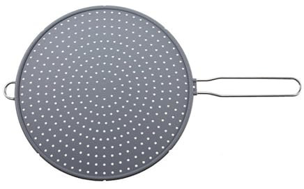 Grease Splatter Guard Splatter Oil Shield Grease Screen Cooking Grease Cover Stove Grease Guard Cooling Mat Oil Splatter Screen Frying Pan Spit Guard Frying Pan Splash Guard Protection Shoot Net(Grigi