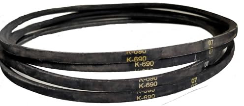 PAKAGVTTB Keilriemen Zahnriemen Für Tischbohrmaschine Für K456 Für K26 Für K15 Für K-690 Für K478 Für K660 Bohrmaschine Gummi-Keilriemen Antriebsriemen Keilriemen(1pc,K-690)