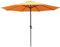WATAOW Parasol D'extérieur 2,7 M - Protection UV Et Imperméable, Parasol De Marché, Parasol De Table, Parasol De Jardin À Manivelle, Parasol pour Plage, Café, Restaurant(Orange)