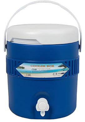 Bebidas Cooler - Dispensador portátil de bebidas, contenedor de bebidas de 3,8 l, | Dispensador portátil aislado para camping, eventos, soporte para bebidas, dispositivo de servicio al aire