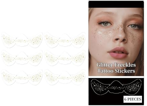 Freeur Spots Face Spit Stains Waterproof Make Up Sticker Short Life Water-Resistant Makeup Patches for Evenings