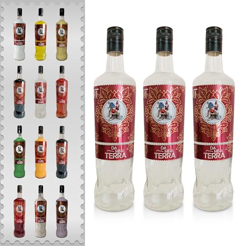 Da miña terra - Pack 3 sabores a elegir - Licores gallegos 3 Botellas de 1 litro