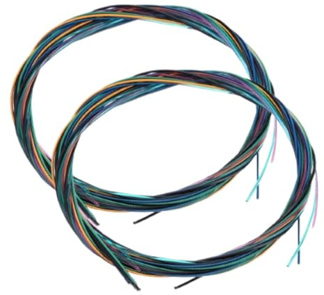 12 Stück klassische Gitarrensaiten, Gitarrensaiten, farbige Nylon-Kupferlegierung, klassische Folk-Akustik