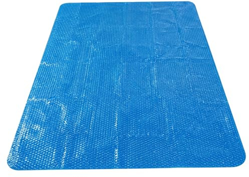 Grtheenumb Copertura Solare per Piscina, Copertura a Bolle per Piscina 118, 11 x 79, 13 Pollici - Coperta per a Risparmio di Calore e Acqua per Piscine rettangolari Fuori Terra/interrate, Blu