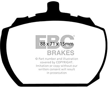 Satz EBC Yellowstuff Bremsklötze DP4240