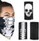 Oxford Comfy Neck Warmers Skeleton Balaclava (Pack of 3) - Black/White/Grey, One Size