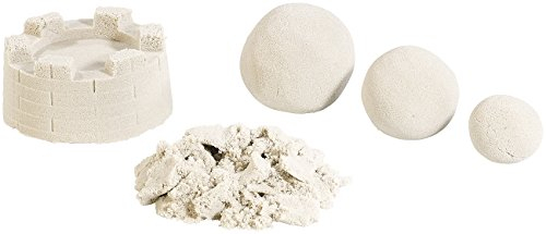Playtastic Super Sand: Kinetischer Sand, fein, beige, 1 kg (Kinetische Knete, Knetsand für Kinder, Modelliermasse)