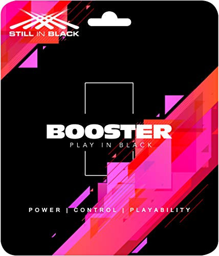 Still-Booster in Black Garniture Tennisschlägersaiten Tennis schwarz 12 m x 1,25 mm