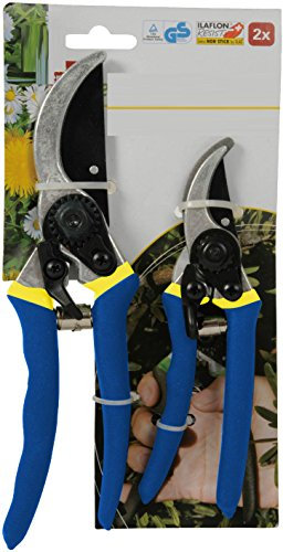 Kinzo Garden Shears Gartenschere, blau/gelb, 12 x 2.3 x 22.5 cm