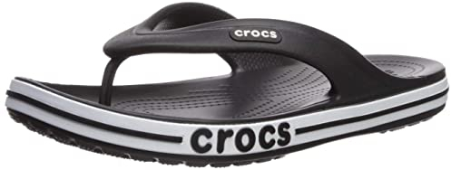 Crocs Unisex Erwachsene Bayaband Flip Flip, Black/White, 42/43 EU