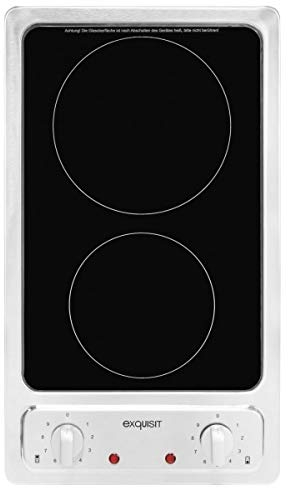 Exquisit EKC 301-2 RK Duo-Glaskeramik Kochfeld | obenliegender Energieregler