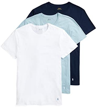 Polo Ralph Lauren Herren Herren-unterhemd mit Klassischer Passform, Baumwolle, 3er-Pack, Erhältlich in Big & Tall Unterhemd (3er Pack)