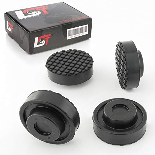 LST 4x Adapter Wagenheber Aufnahme Hebebühnen Gummiauflage Ø 64x28mm kompatibel mit Mercedes-Benz