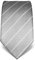 Vincenzo Boretti Herren Krawatte reine Seide gestreift edel Männer-Design zum Hemd mit Anzug für Business Hochzeit 8 cm schmal/breit silber