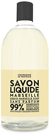 La Compagnie de Provence - Savon Liquide de Marseille Exfoliant 495ml - Parfum Agrumes Pétillants - Flacon en Verre - Pour Corps et Mains - Made in France