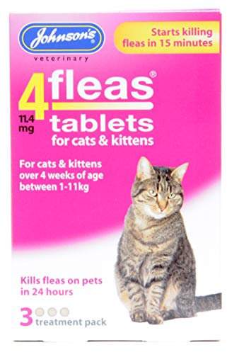 Johnsons Cat & Dog Products (Cat Flea Tablet 2 x 3 Pack)