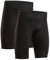 DANISH ENDURANCE Lot de 2 Shorts de Compression Homme, Anti-Frottements, Sport & Running, Noir, M