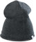 100% Kaschmir Beanie Mütze | Strickmütze für Damen und Jugendliche (Grau/Anthracite)