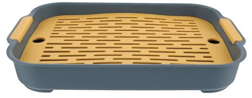 ibasenice Plástico Mascotas Pequeñas Entrenamiento - Caja De De Conejo Caja De De Conejo Inodoro De Plástico para Mascotas Pequeñas Jaula De Jaula De a De Baño De Entrenamiento De Baño De