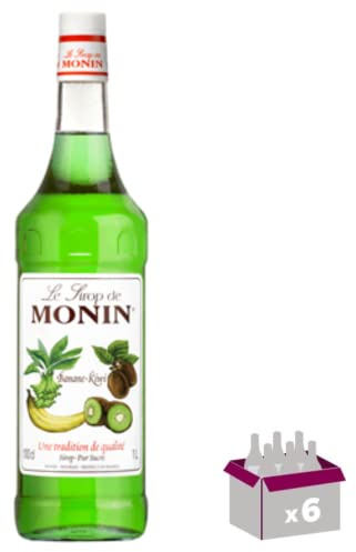 Lot de 6 Sirop - Banane kiwi - 1L