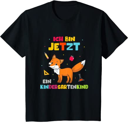 Ich bin jetzt ein Kindergarten Kiga Fuchs T-Shirt