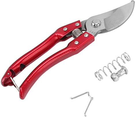 Jeanoko Coupe-sabots de Chèvre, Cochon Trotteur Cisailles Pinces Ongles D'orteils D'animaux Coupe Outil de Réparation Ciseaux Polyvalents Kit de Tondeuses pour Chevaux Bovins Moutons et ânes(Rouge)