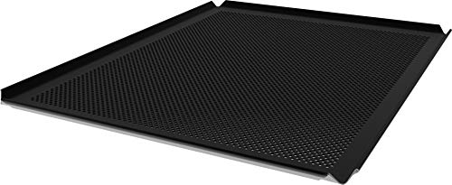 LEHRMANN Teglia forata 60 x 40 cm con rivestimento antiaderente teglia da forno perforata teglia per baguette teglia per pizza Compatibile/sostitutivo per MIWE WIESHEU WACHTEL