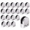 20 Stück Edelstahl Glashalter Klemmhalter Balustrade Halterung Glasklemme Klein Scheibensicherung Glasklemmhalter 8-10mm Glasklemmer Rostfreier für Balkon Balustrade Treppe Handlauf