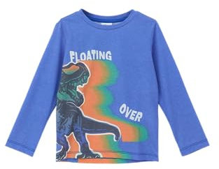 s.Oliver Langarmshirt mit umlaufendem Grafikprint