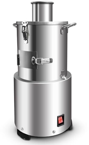 QUTBAG Peladora de ajos eléctrica de 200 W, peladora de ajos Secos Enteros de 20 kg/h, Separador de ajos con Motor de núcleo de Cobre Puro para restaurantes, barbacoas, Tiendas, hoteles