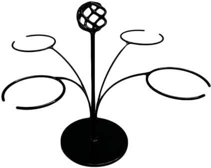 GAP GARDEN PRODUCTS - Cocktail/Gin tree, free standing solid steel (metal) in Black (4 glass black)