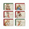 emotioncards - (6 Stück) Liebevolles Weihnachtskarten-Set mit Tieren - inkl. Umschlag - Aquarell - Premiumkarton mit angenehmer Haptik und schön zu beschriften (115 mm x 170 mm) - Nr. 2
