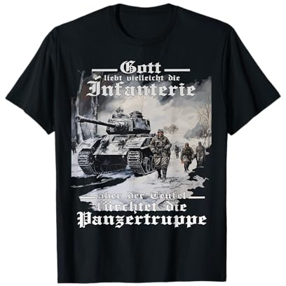 Deutsche Panzer Panzer T Panzerfahrer 1943 Soldaten T-Shirt