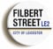 Filbert Street City Of Leicester LE2 Road Sign Fridge Magnet (Circular 2inch / 50mm Diameter)