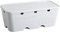 QGKYXT WiFi Router Storage Rack Power Strip Socket Storage Box Hidden TV Computer Wire Management Desk Line Cable Dust Network Storage Anticharger Wireless Router Storage Box, Gris