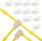 YUTOKEER 2-polig LED-Streifen Verbindungsset,10 mm – 10-teiliges Komplettset mit L- und T-förmigen Anschlüssen für SMD/COB-LED-Lichtstreifen (2-polig, 10MM)