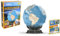 EXPLORA - Globe Terrestre - Puzzles 3D - 540220-32 Pièces - Niveau 4 - sans Colle Ni Ciseaux - Jeu de Construction - Maquette - Licence National Géographic - Educatif - Cadeau - À Partir de 8 Ans