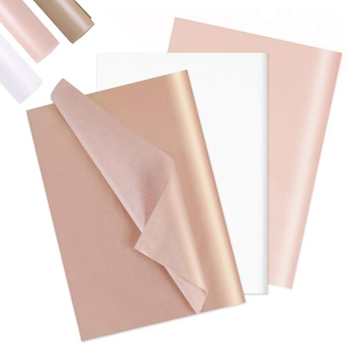 Seidenpapier, 30 Blatt 50x70cm Perlglänzendes Rosa Seidenpapier Verpackungsmaterial, Geschenkpapier Für Geburtstagsfeier Urlaub Hochzeit Handwerk Dekor, Seidenpapier Bulk Geschenkverpackung