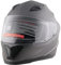 Integralhelm AERO AHP grau – Motorradhelm, ABS-Schale, Helm robuster Helm für Motorrad, Downhill, Quad und Motocross grau (M)
